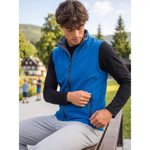  Vestă softshell pentru bărbați ALTISPORT NoPrint NP/ALM8211NJ ALBASTRU NAUTIC/MARIN 
