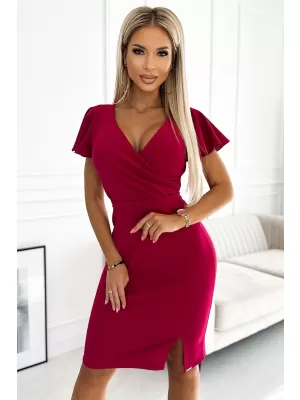 Rochie NUMOCO NINA 479-4 ROZ ÎNCHIS