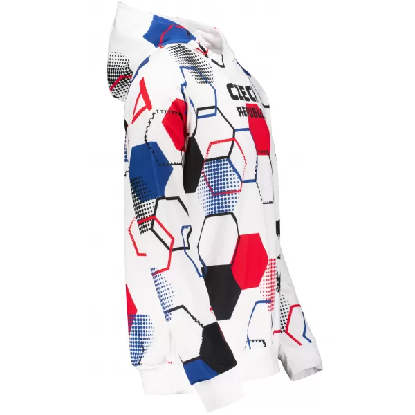  Hanorac funcțional premium pentru bărbați ALTISPORT VOJ/ALM036MI01 HEXA WHITE 