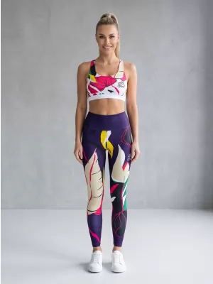 Jambiere funcționale lungi premium de damă ALTISPORT VOJ/ALW042LEG01 ALBASTRU INCHIS