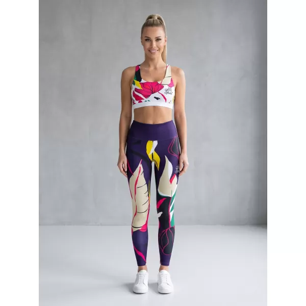  Jambiere funcționale lungi premium de damă ALTISPORT VOJ/ALW042LEG01 ALBASTRU INCHIS 