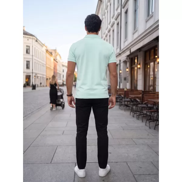  Tricou pentru bărbați cu guler ALTISPORT NoPrint NP/ALM302 ÎNGHEŢ 