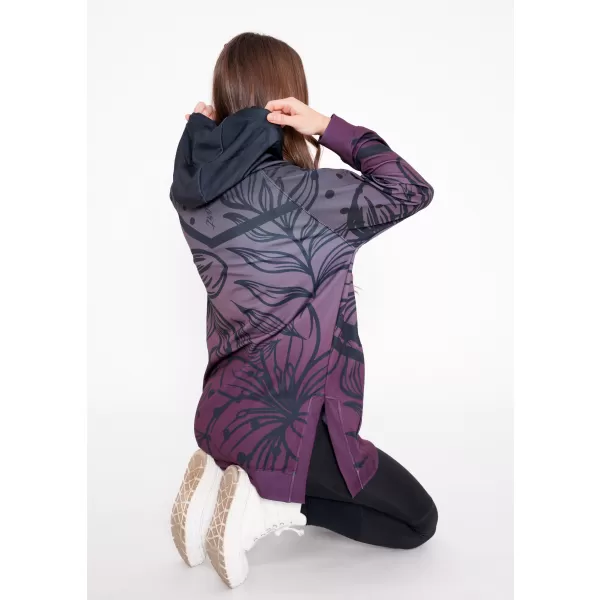  Hanorac funcțional premium pentru femei ALTISPORT VOJ/ALW045MI03 VIOLET/NEGRU 