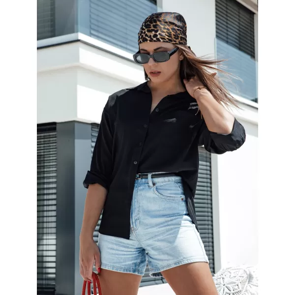  Cămaşă DSTREET ELEGANZZA DY0437 NEGRU 