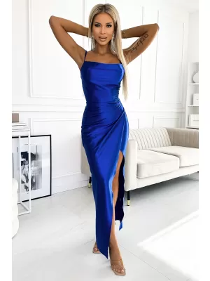 Rochie NUMOCO DIANE 483-3 ALBASTRU