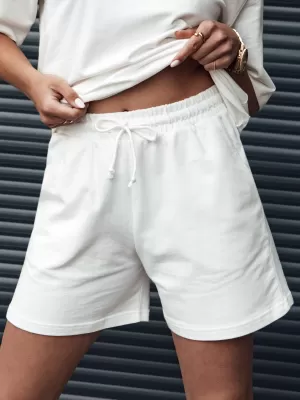 Pantaloni scurţi DSTREET SWAN SY0331 ALB