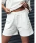 Pantaloni scurţi DSTREET SWAN SY0331 ALB