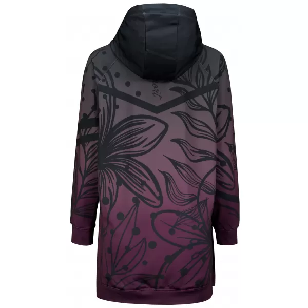  Hanorac funcțional premium pentru femei ALTISPORT VOJ/ALW045MI03 VIOLET/NEGRU 