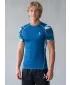 Tricou de compresie funcțional premium cu mâneci scurte pentru bărbați ALTISPORT VOJ/ALM039TR04 ALBASTRU MARIN