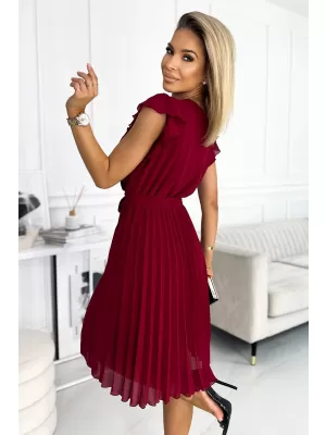 Rochie NUMOCO POLINA 374-2 ROŞU