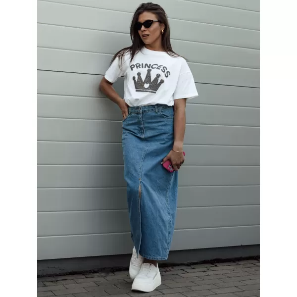  Fusta doamnelor DSTREET VIRTON CY0465 ALBASTRU 