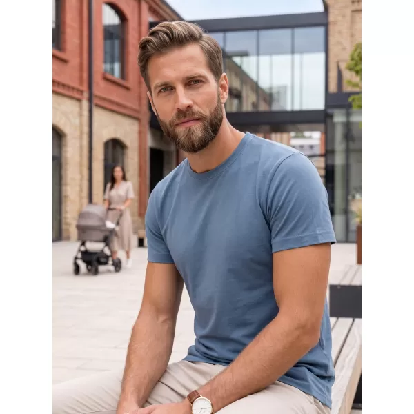  Tricou pentru bărbați ALTISPORT NoPrint NP/ALM921 DENIM 