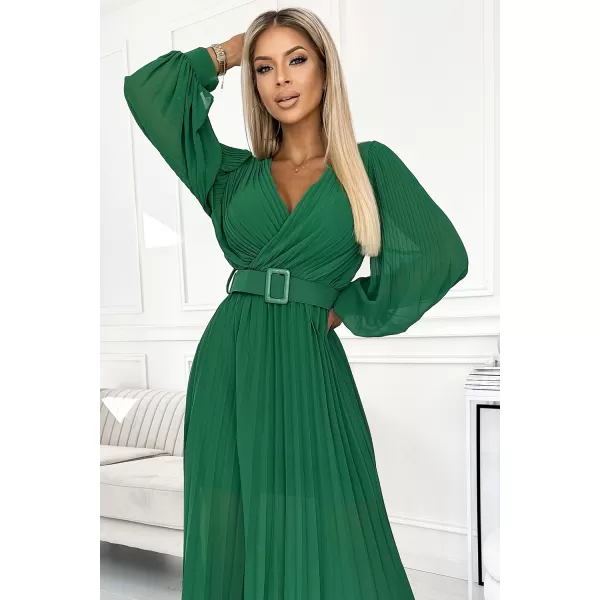  Rochie NUMOCO KLARA 414-3 VERDE 