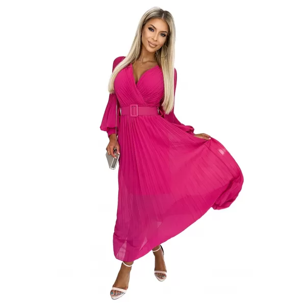  Rochie NUMOCO KLARA 414-4 ROZ 