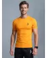 Tricou de compresie funcțional premium cu mâneci scurte pentru bărbați ALTISPORT VOJ/ALM000TR04 PORTOCALE