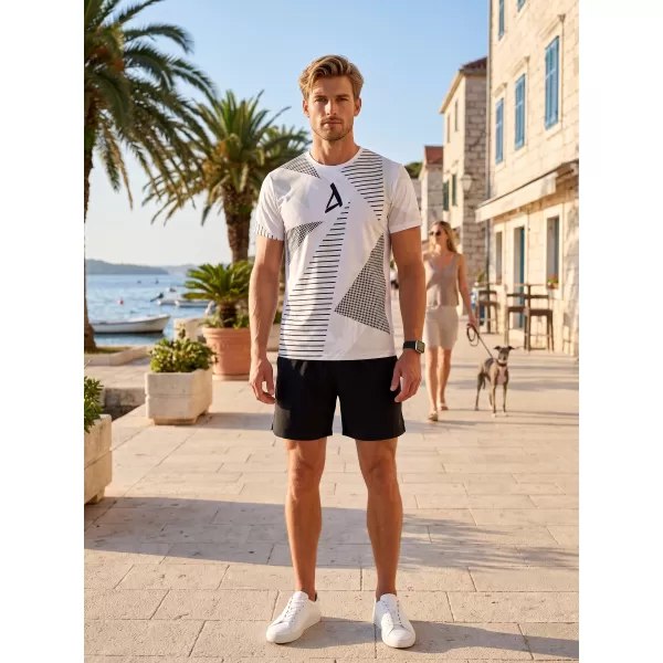  Tricou funcțional premium pentru bărbați ALTISPORT VOJ/ALM044TR01 ALB 
