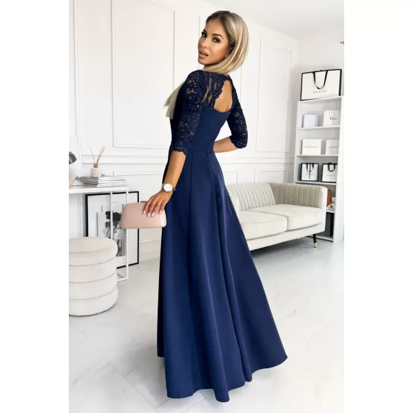  Rochie NUMOCO AMBER 309-6 ALBASTRU 