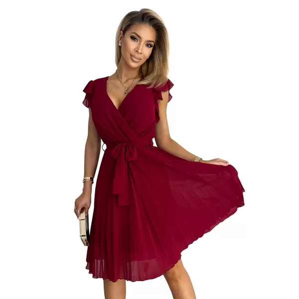  Rochie NUMOCO POLINA 374-2 ROŞU 