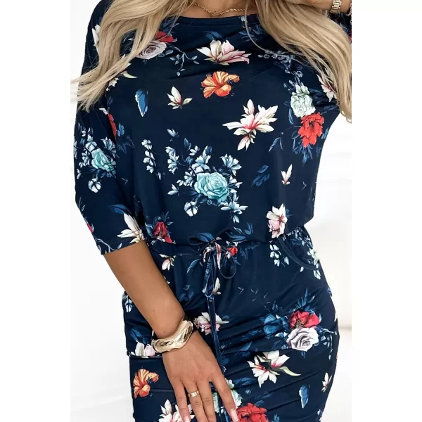  Rochie NUMOCO A13-160 ALBASTRU 