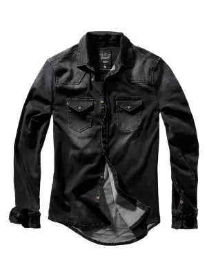 Cămaşă BRANDIT RILEY DENIM BD4020 NEGRU