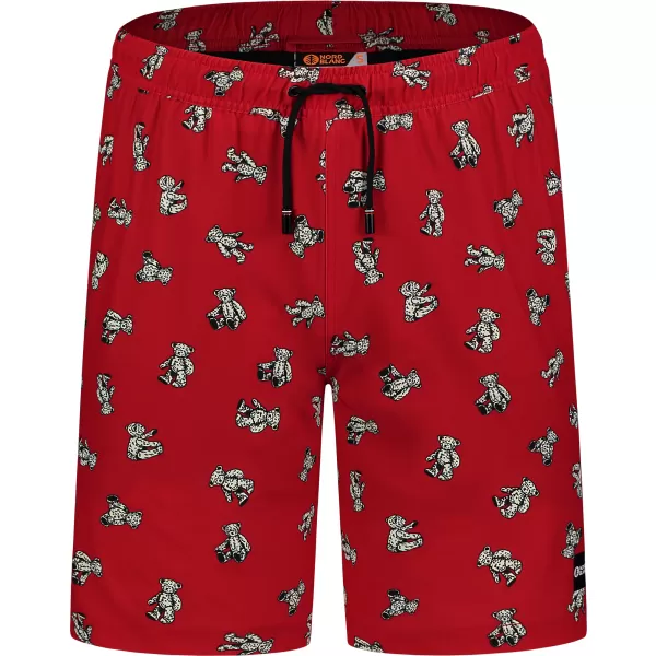  Pantaloni scurți de înot pentru bărbați NORDBLANC ATLANTIC NBSPM8020 ROŞU 