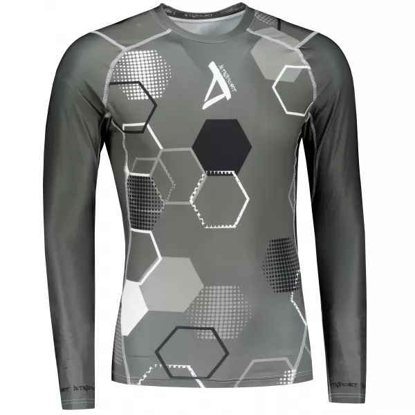  Tricou de compresie funcțional premium pentru bărbați ALTISPORT VOJ/ALM037TR03 GRI 