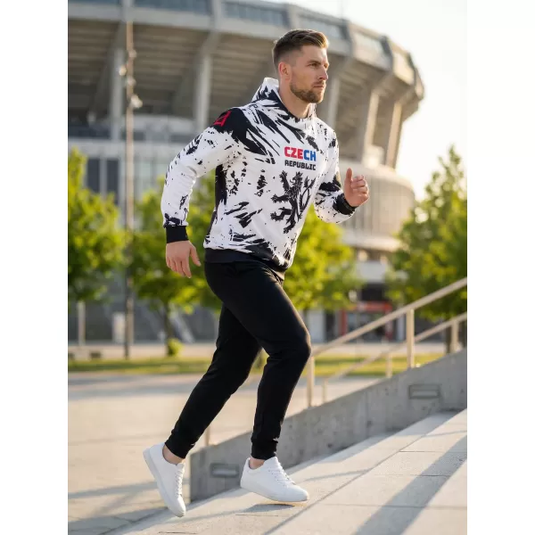  Hanorac funcțional premium pentru bărbați ALTISPORT VOJ/ALM036MI01 ABSTRACT 