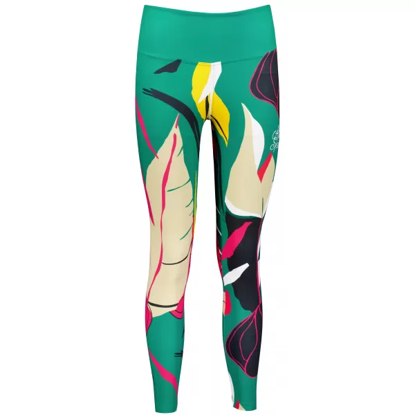  Jambiere funcționale lungi premium de damă ALTISPORT VOJ/ALW042LEG01 VERDE 