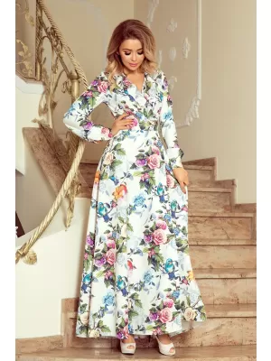 Rochie NUMOCO 245-1 ALBASTRU