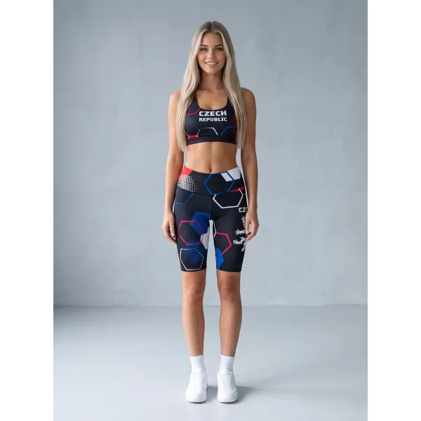  Jambiere funcționale premium pentru femei deasupra genunchiului ALTISPORT VOJ/ALW036LEG02 HEXA NEGRU 