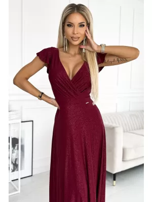 Rochie NUMOCO CRYSTAL 411-8 ROŞU