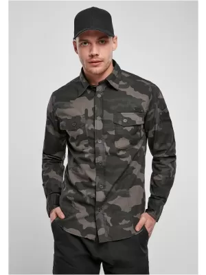 Cămaşă BRANDIT SLIM WORKER BD4005 DARKCAMO