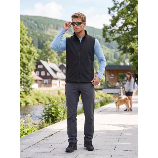  Vestă softshell pentru bărbați ALTISPORT NoPrint NP/ALM8211NJ NEGRU/NEGRU 