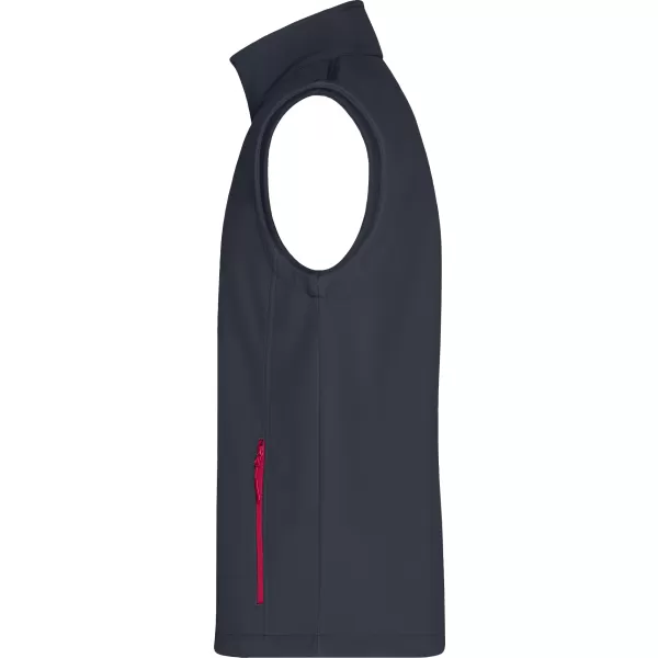  Vestă softshell pentru bărbați ALTISPORT NoPrint NP/ALM8211NJ FIER GRI/ROSU 