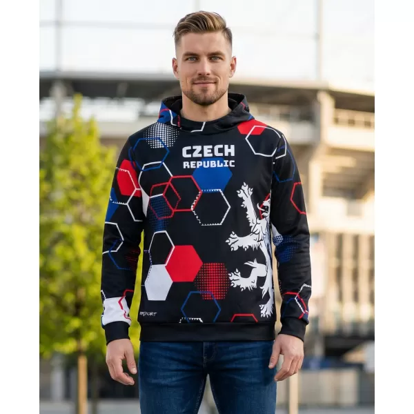  Hanorac funcțional premium pentru bărbați ALTISPORT VOJ/ALM036MI01 HEXA BLACK 