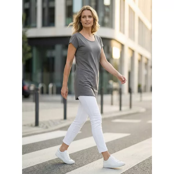  Tricou lung de damă ALTISPORT NoPrint NP/ALW321 GRI OȚEL 