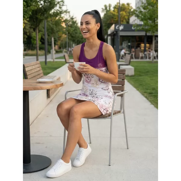  Rochie funcțională vestă de damă ALTISPORT VOJ/ALW008SAT01 BURGUNDIA 