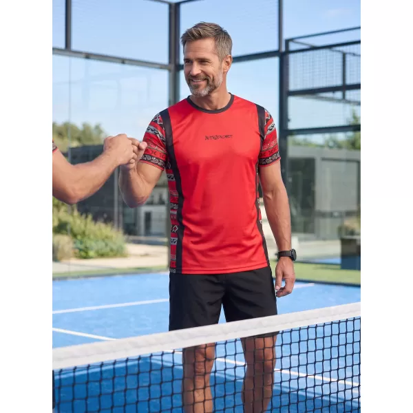  Tricou funcțional premium pentru bărbați ALTISPORT VOJ/ALM043TR01 ROȘU 
