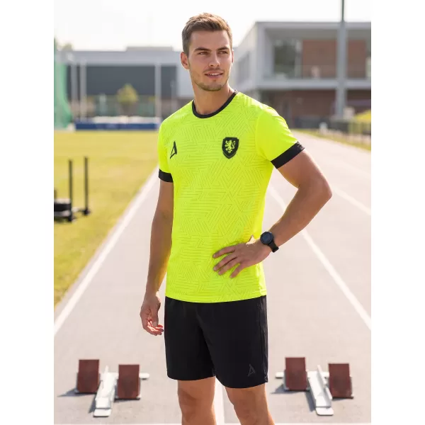  Tricou funcțional premium pentru bărbați ALTISPORT VOJ/ALM040TR01 GALBEN NEON 
