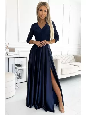 Rochie NUMOCO AMBER 309-7 ALBASTRU