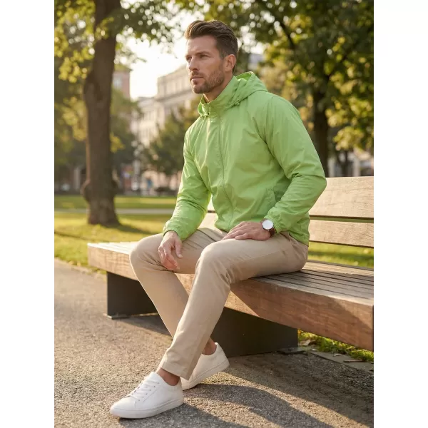  Jachetă pentru bărbați ALTISPORT NoPrint NP/ALM2311NJ VERDE DE PRIMĂVARĂ 