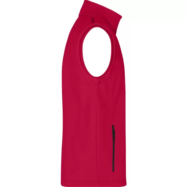  Vestă softshell pentru bărbați ALTISPORT NoPrint NP/ALM8211NJ ROȘU/NEGRU 