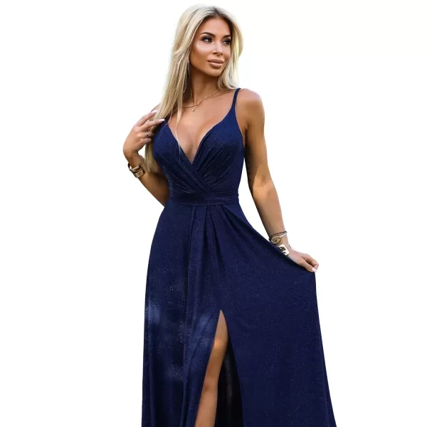  Rochie NUMOCO JULIET 512-7 ALBASTRU 