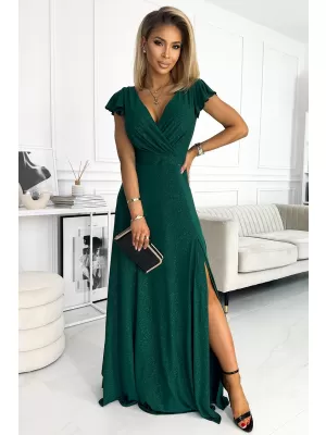 Rochie NUMOCO CRYSTAL 411-1 VERDE