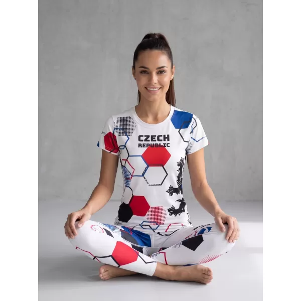 Jambiere funcționale lungi premium de damă ALTISPORT VOJ/ALW036LEG01 HEXA ALB 