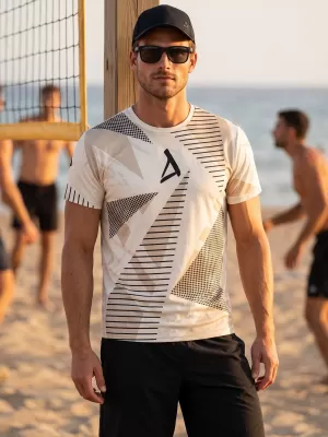 Tricou funcțional premium pentru bărbați ALTISPORT VOJ/ALM044TR01 MARO