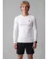 Tricou de compresie funcțional premium pentru bărbați ALTISPORT VOJ/ALM000TR03 ALB