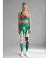 Jambiere funcționale lungi premium de damă ALTISPORT VOJ/ALW042LEG01 VERDE