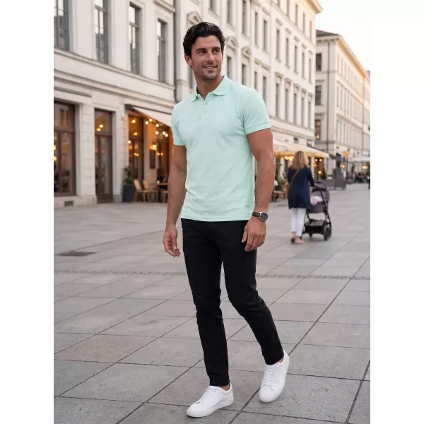  Tricou pentru bărbați cu guler ALTISPORT NoPrint NP/ALM302 ÎNGHEŢ 