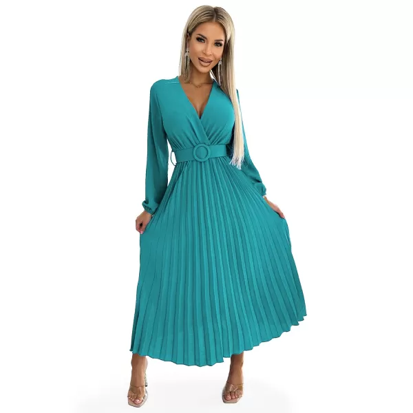  Rochie NUMOCO VIVIANA 504-6 ALBASTRU 